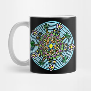 Tropical Flower Mandala Mug